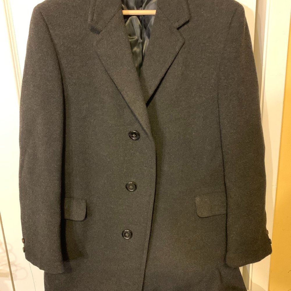 Vintage Hart‎ Schaffner & Marx Gold Trumpeter Wool Coat